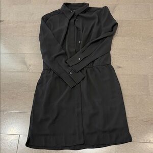 Banana Republic Classic Black Long Sleeve Dress NWOT